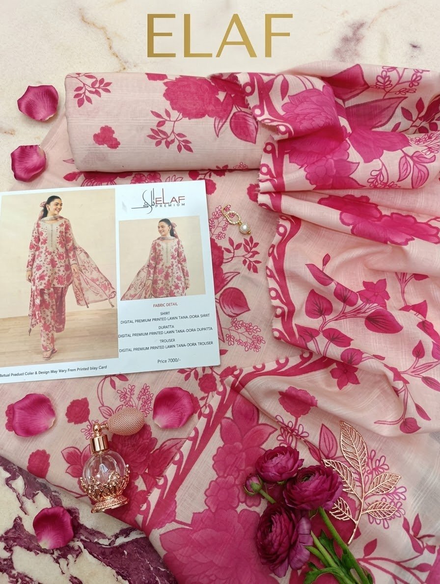 ELAF Premium Bana Dora Cotton Suit - Image 6