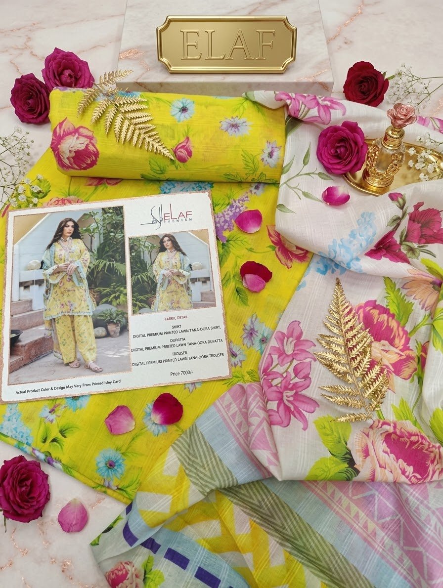 ELAF Premium Bana Dora Cotton Suit